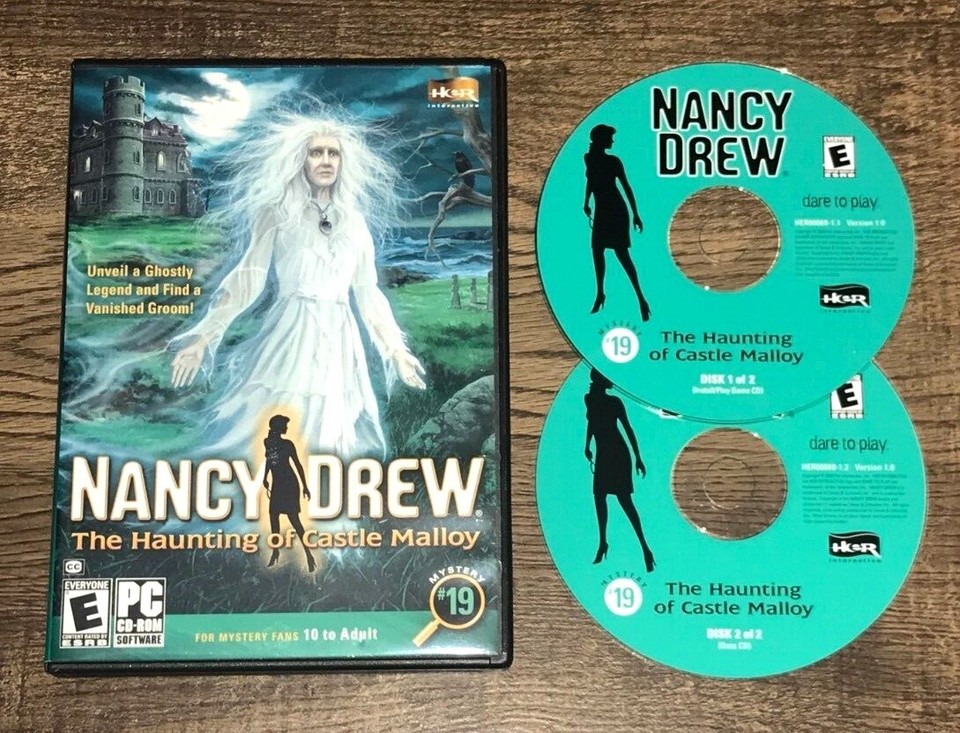 Nancy Drew PC CD Rom Game Fun Pick & Choose Computer Game Lot Updated 3 ...