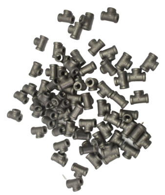 Lot of 68 1/4'' Pipe Tee Fitting Threaded Tool Female NPT Threads Stainless Steel