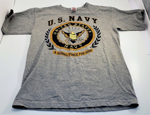 Vintage 90s USA made US Navy military t 
