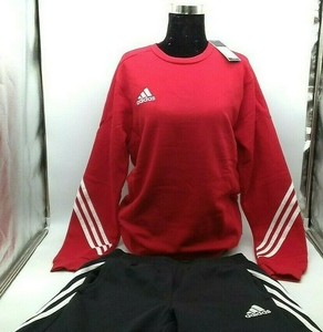 black and red jogging suit