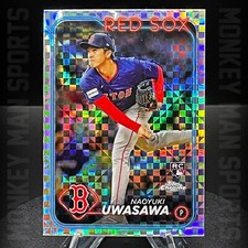 2024 Topps Chrome MLB - Naoyuki Uwasawa Rookie RC - #USC9 X-FRACTOR RED SOX MINT