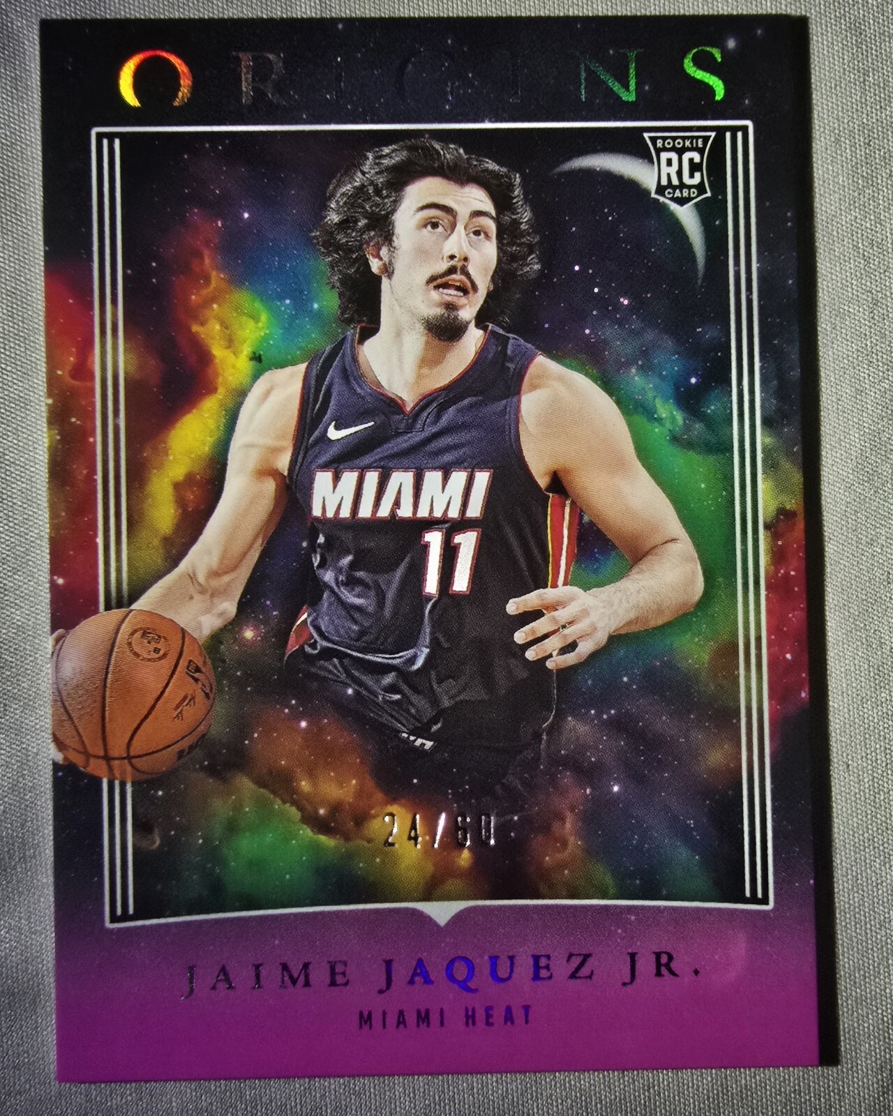 2023-24 Panini Origins - #33 Jaime Jaquez Jr. Pink /60 (RC)
