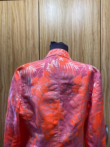 IVAN GRUNDAHL MULTICOLORED COTTON BLEND FLORAL BLAZER-40 - Picture 7 of 12