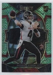 2022 Panini Select Concourse Dragon Scale Prizm /89 Desmond Ridder #36 Rookie RC