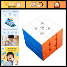 Magnetic 3x3 Speed Cube Puzzle Toy - 48 Magnets, Stickerless, Educational Fun fo