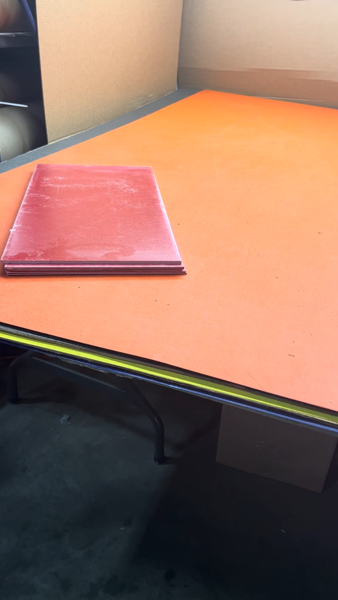 GPO3 Electrical Red Fiberglass Sheet 3/16