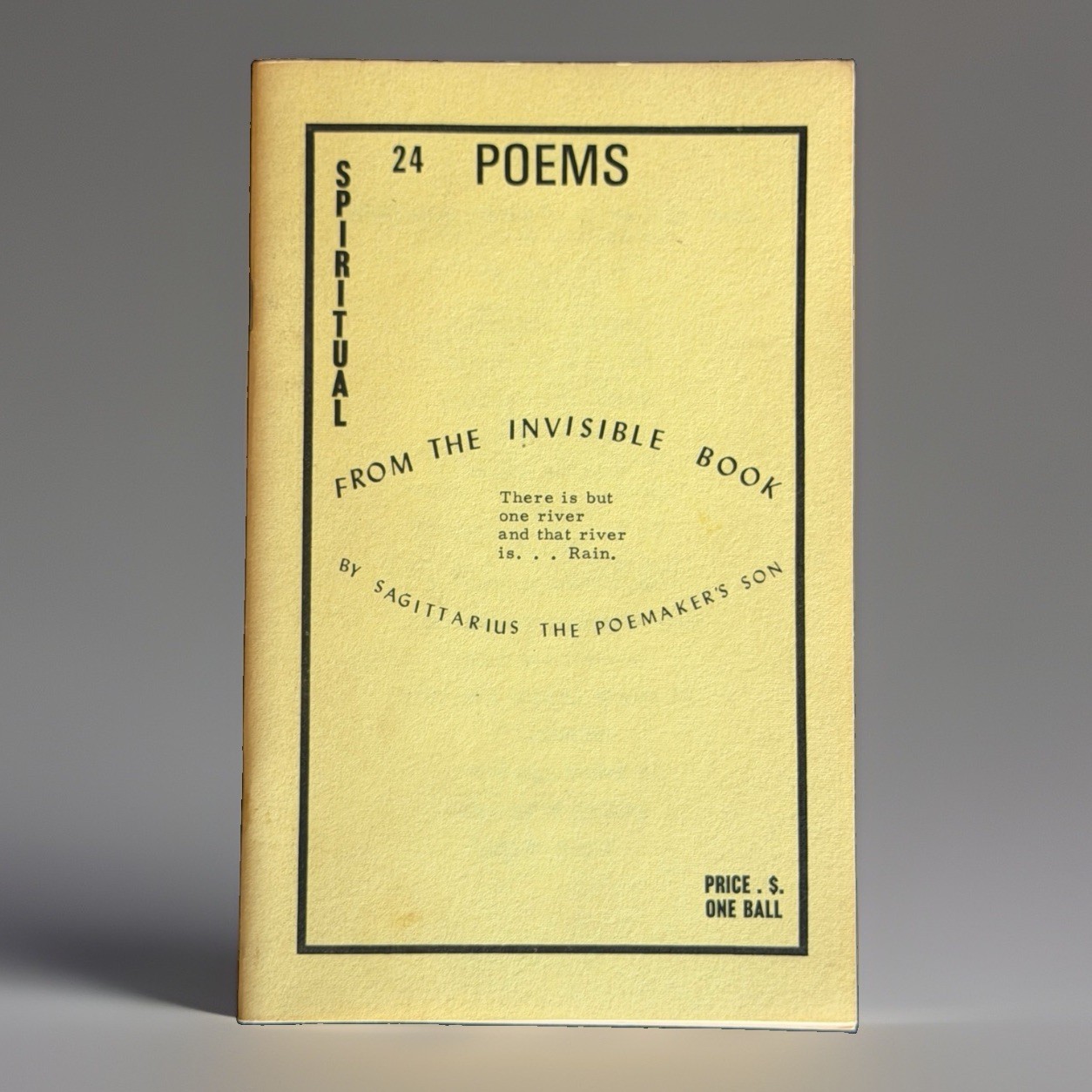 24 Spiritual Poems Invisible Book Cornelius Freeman Cleveland Black Poetry