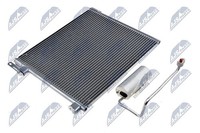 NTY Kondensator, Klimaanlage U.A. FüR Cadillac, Opel, Saab, Vauxhall