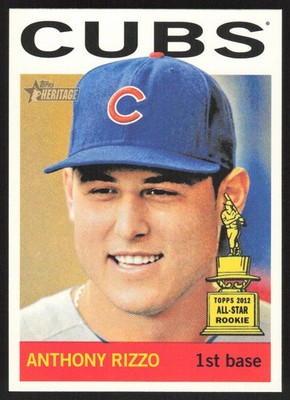 2013 Topps Heritage All-Star Rookie Anthony Rizzo #191 Chicago Cubs