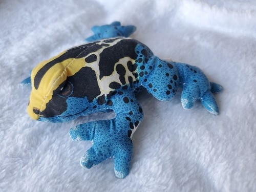 DART FROG Determined Productions 1990 Applause Vintage Beanie Plush Toy Animal - Picture 1 of 7