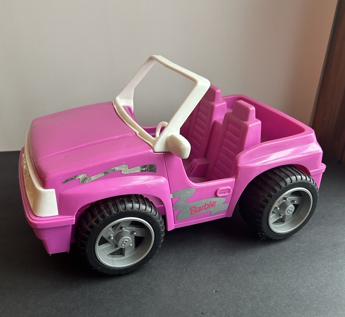 Vintage Barbie Pink Off-Road Jeep SUV Vehicle 1994 Mattel Toy Car
