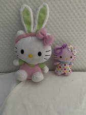 Ty Beanie Babies Sanrio Hello Kitty 5" Bunny Ears 2011 Original Tag Pink Green