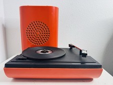 Schneider SE 110 Turntable Space Age Design 1970s No Funciona 