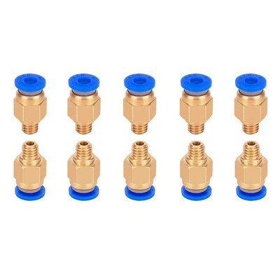 Pneumatic Fitting PC4-M6 10 PCS for Creality Ender 3 Pro CR-10 3D Printer