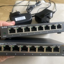 TP-LINK TL-SG108E 8-Port Gigabit Easy, Smart Managed Switch RJ-45 