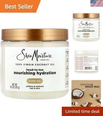 Nourishing Hydration 100% Extra Virgin Coconut Oil - 14.5 oz for Radiant Skin