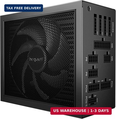 1000W ATX 3.1 Modular Power Supply 80 Plus Titanium PCIe 5.1 12V-2x6 Silent Wing
