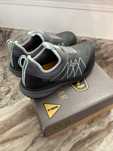 KEEN Utility Womens Vista Energy Shift Composite Toe Slip on Gray Work Shoe 7 M - Picture 4 of 8