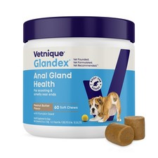 Glandex Anal Gland Soft Chew Treats with Pumpkin for Dogs Digestive Enzymes, ...