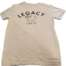 Disney The Lion King Simba Legacy Graphic Yellow Black T-Shirt Girls Size M