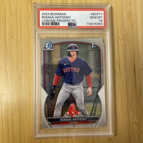 PSA 10 2023 Bowman Chrome Roman Anthony #BCP-71 (RC)
