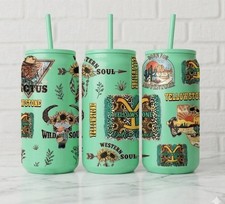 Yellow Cowboy 16oz Stainless Steel Tumbler Cup