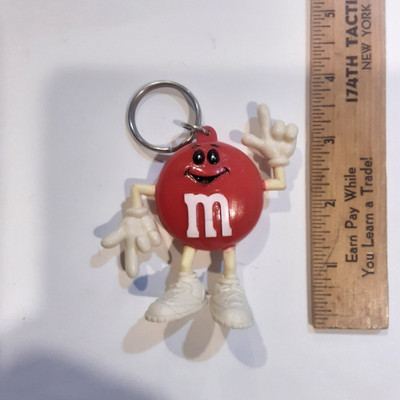 RED M&M KEYCHAIN | eBay