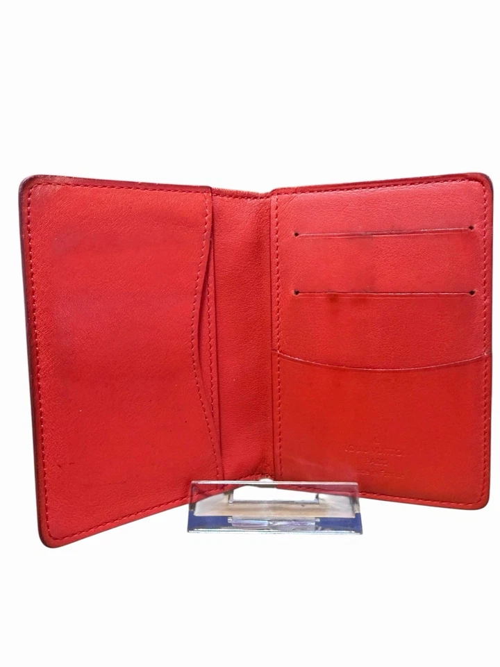 Louis Vuitton Neón Damier Infini Organizador de Bolsillo Rojo Naranja Foto 4 de 4