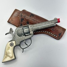 Vintage Leslie-Henry Texan Jr. Hubley Cap Gun Steerhide Holster 1950's