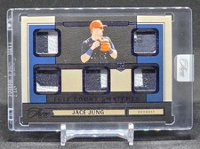 Jace Jung 2025 Panini Three and Two Full Count Swatches Blue 15/15 last 1...