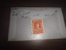newfoundland used  stamp   scott #187