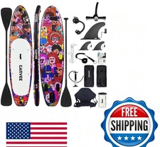 Inflatable Stand Up Paddle Board 10'6" for Adults, All-in-1 Paddle Boards Set