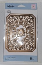 Spellbinders Amazing Paper Grace  Cannetille Rectangle 5 Cutting Dies New