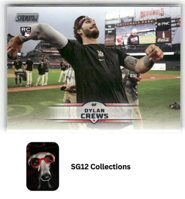 2025 Stadium Club #102 Dylan Crews Rookie Washington Nationals