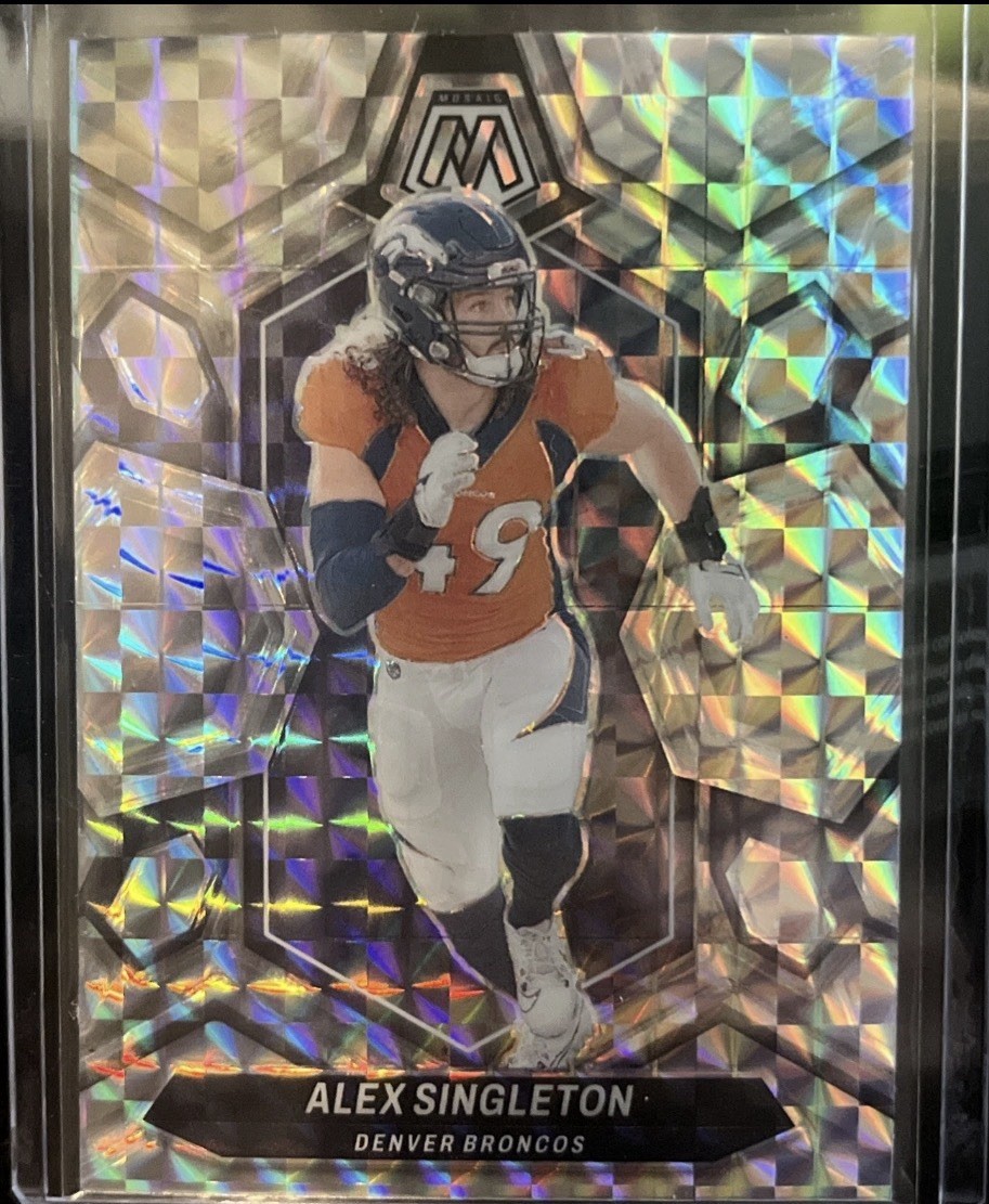 2024 Panini Mosaic - Alex Singleton #69 Genesis Mosaic Prizm