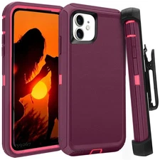 For iphone 12 / 12 Pro Max Case Cover w/Holster Clip fit Otterbox