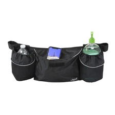Clevr Bike Trailer Storage Cup Holder Bag Black
