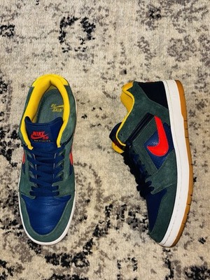 Size 11 Men - Nike Air Force 2 SB Low Midnight Green  Greedy 