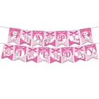 Aristocats Marie Cat Banner Birthday Party Bunting Disney Cartoon Decoration