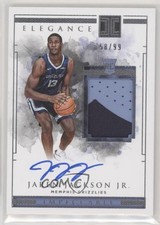 2018-19 Panini Impeccable Elegance Rookie Jersey 58/99 Jaren Jackson Jr Auto 6fs
