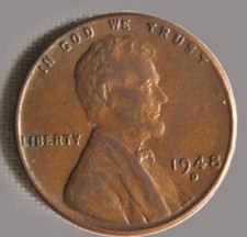 1948 D Lincon Cent   (242)