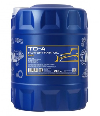 Mannol 2601 TO-4 Powertrain Oil SAE 10W 20L ALLISON C4 CATERPILLAR TO-4