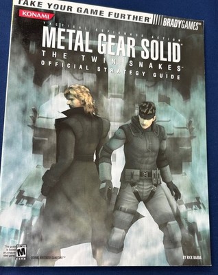 BradyGames Metal Gear Solid The Twin Snakes Strategy Guide Art Gallery Maps 2004