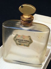 Houbigant Quelques Fleurs Flacon Parfum Ancien Antique Perfume Bottle