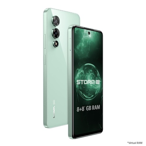 Lava Storm 5G Factory Unlocked Dual SIM-Clean Android-8GB RAM 128GB ROM-GREEN - Picture 5 of 5