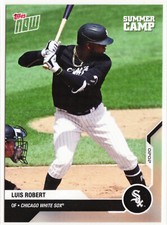 Luis Robert 2020 Topps Now Summer Camp Edition Wave 2 RC OD-483 SP 1363 RC Error