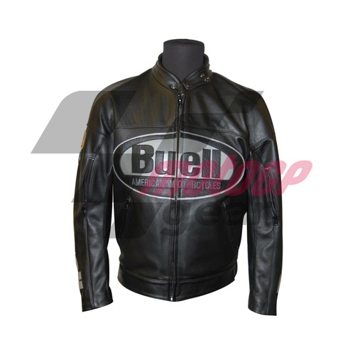 Buell Motorcycle Racing Leather Jacket 