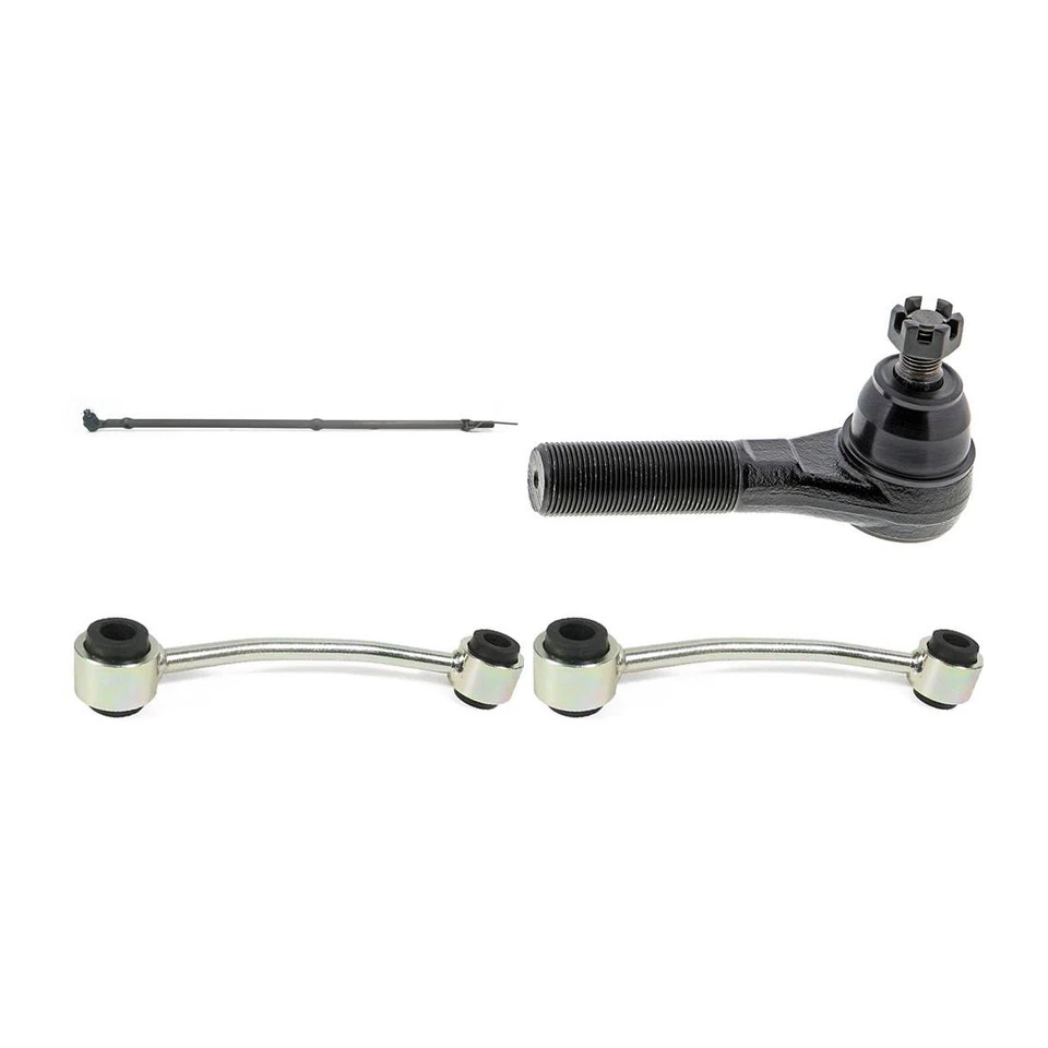 Mevotech 4 peças haste de amarração dianteira extremidade barra de balanço link para 1987-1989 Jeep Wrangler - Imagem 2 de 4