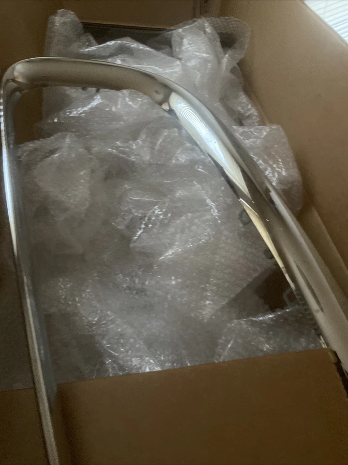 Parrilla central cromada para Jaguar XF XFR 2009 2010 2011 C2Z3832 JA1200100 Foto 2 de 3