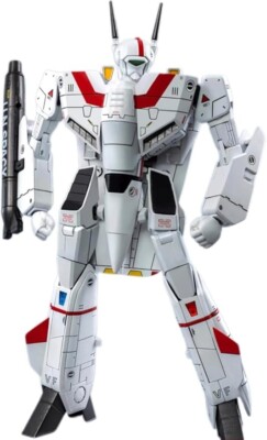 Threezero 3A Macross VF-1J Rick Hunter Fighter Mode Figure for